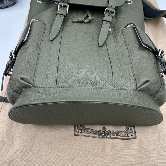 Gucci GG embossed leather LARGE backpack made in Italy NWT - Picture 8 of 14